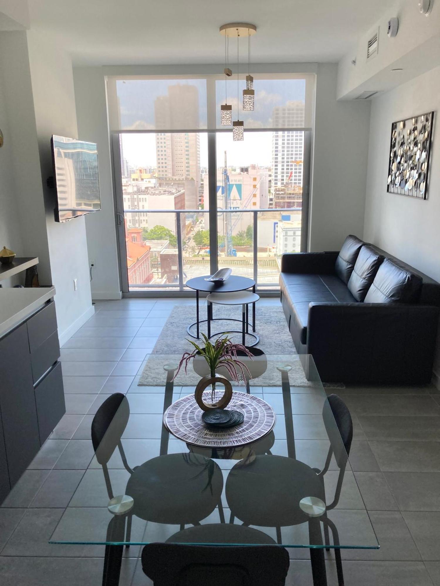 Brand New Modern 1 Bedroom Unit Downtown Miami Luaran gambar