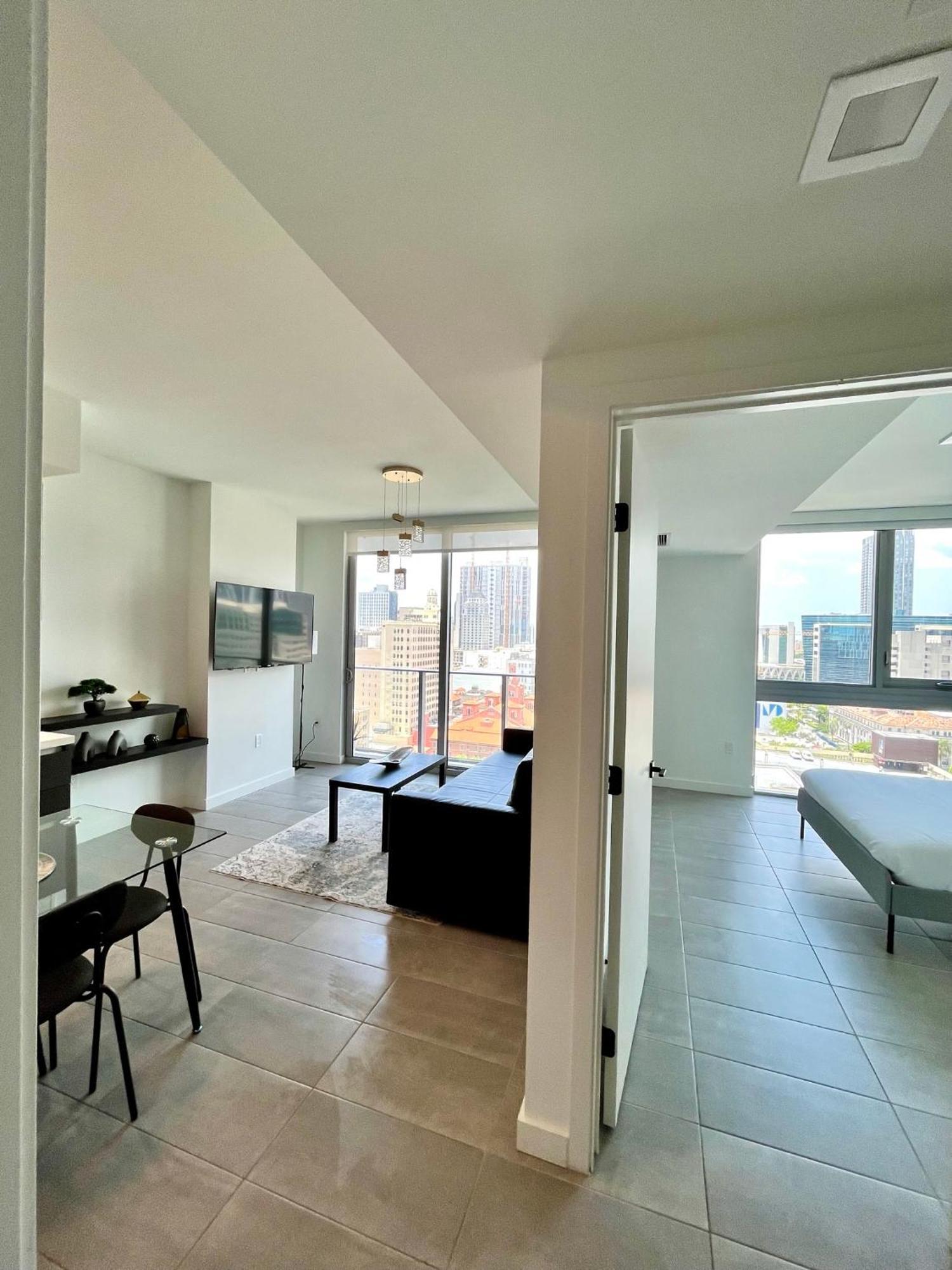 Brand New Modern 1 Bedroom Unit Downtown Miami Luaran gambar